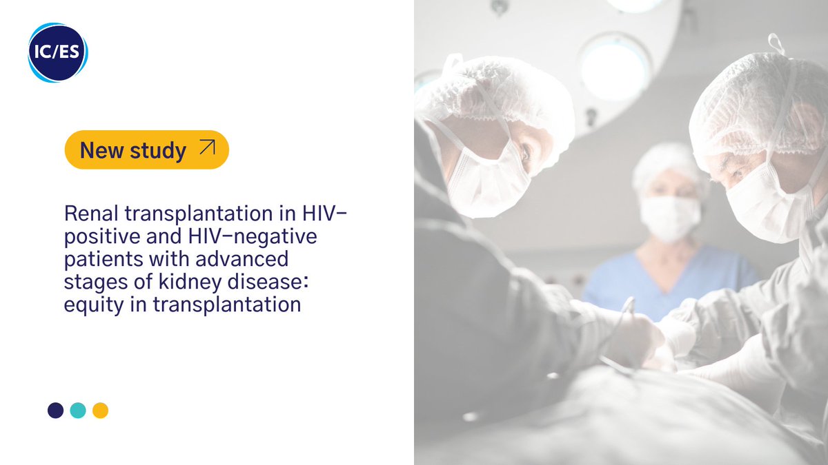 New: A #ICESKDT study found that #HIV-infected people were significantly less likely to obtain a kidney transplantation than HIV-negative individuals. They found no significant association between HIV infection & poor outcomes following kidney transplants ices.on.ca/publications/j…