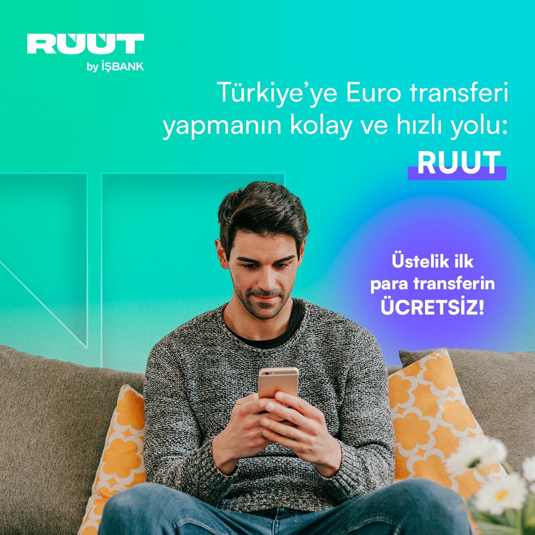 Türkiye’deki sevdiklerine hızlı ve kolay bir şekilde para transferi yapmak ister misin? Hemen RUUT’u indir, ayrıcalıkları keşfetmeye başla. 🚀

Üstelik Türkiye’ye yapacağın ilk para transferi ücretsiz! 😎 💶

Kampanya detaylarına profilimizdeki linkten ulaşabilirsin.🔗

#RUUT