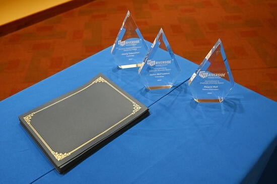 Graduate Division recognizes outstanding students, postdocs, and faculty insideucr.ucr.edu/awards/2024/04… #UCRscience #graduatedivision #awards #research #teaching #ucr #ucriverside