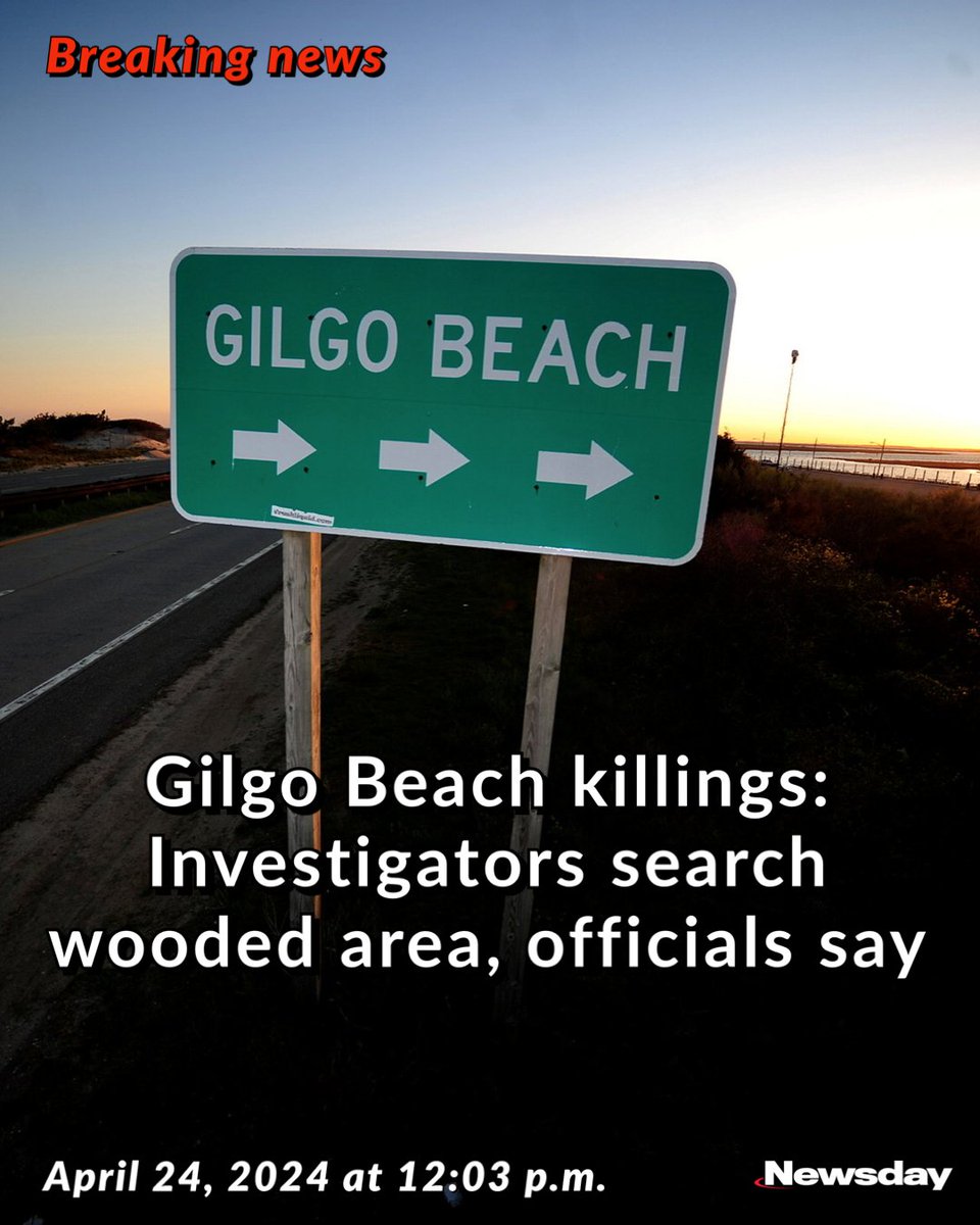 BREAKING: Police are searching a wooded area in Manorville in connection with the Gilgo Beach homicide investigation, officials and a source said.

Read more on this developing story here: nwsd.li/e1d652