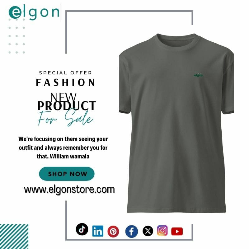 Why blend in when you were born to stand out? Shop our collection of branded, stylish clothes and let your personality shine through every stitch.

elgonstore.com
#SlayAllDay #FashionIcon #StylishEnsembles #BrandedFashion #ShopInStyle  #fashion #style #ootd #fashionista.