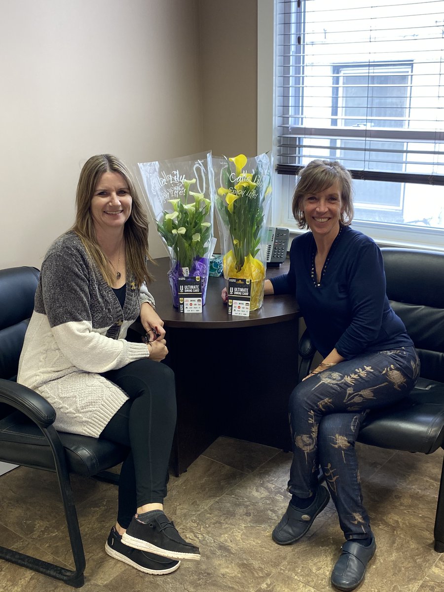 PortofJohnstown's tweet photo. Happy Administrative Professionals Day to our admin staff Rhonda Code and Stephanie McVitty.  Thank you for everything you do to keep the Port running smoothly.  #adminstrativeprofessionalsday https://t.co/Oc0oYtP7do