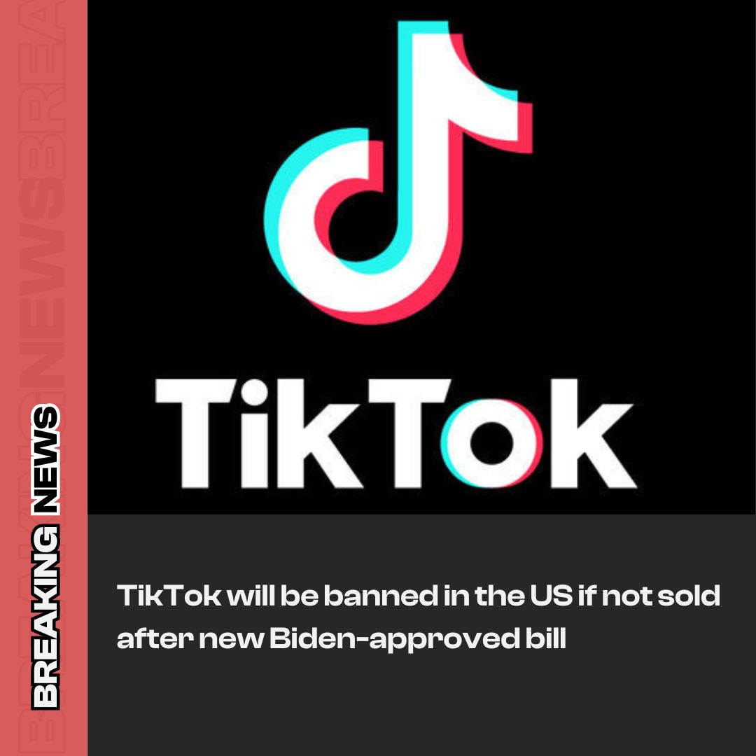 🚨 Breaking: Biden has signed the bill requiring TikTok to be sold or banned in the U.S. The law stipulates that ByteDance must sell within 12 months. However, the law is not expected to cause any immediate disruption to TikTok. #TikTok #PresidentBiden #ByteDance #TikTokBan