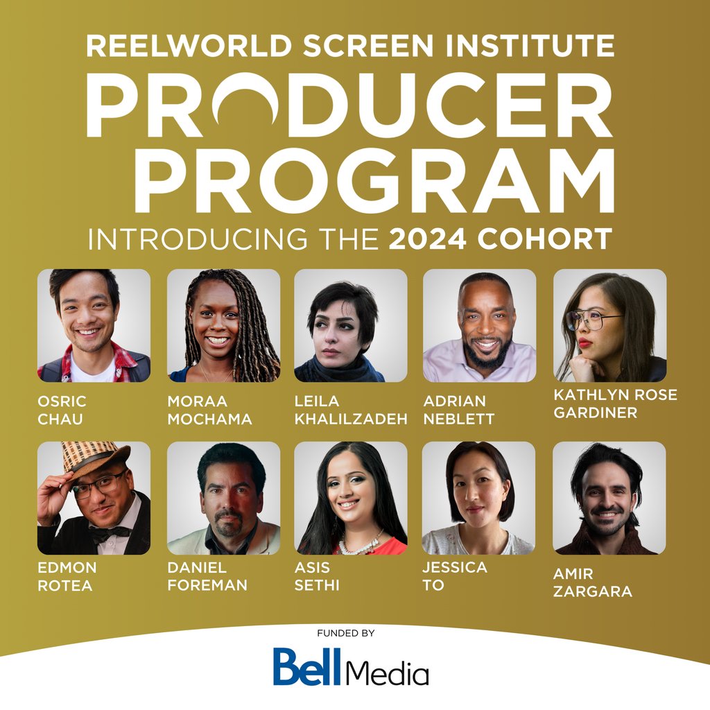 We're excited to introduce the cohort for the Reelworld Producer Program! From April to November, these emerging producers will receive comprehensive training & resources, equipping them for a thriving career in the Canadian screen industry. Learn more: l8r.it/efwz