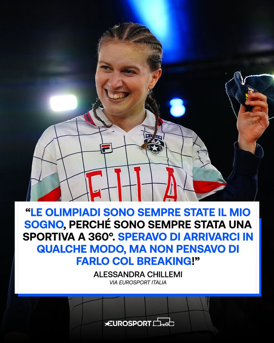 Quando il sogno diventa realtà 🤩🔜🇫🇷 A Parigi vuole esserci anche Alessandra Chillemi a rappresentare l'Italia nel Breaking 💃

#HomeOfTheOlympics #Paris2024 #Breaking #BreakDance #Chillemi