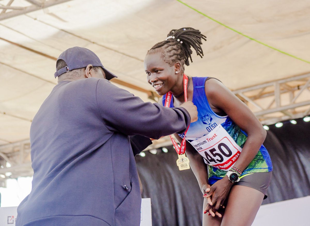 FEMALE CATEGORY
1st - Gaspore Atalena (1:20:23) South Sudan
2nd - Too Friadh Lodepa (1:21:37) Kenya
3rd - Rutto Nancy Jebet (1:21:58) Kenya

The ones who conquered the Capital. 💪🏻💯

#RunTheCapital #BoldSteps