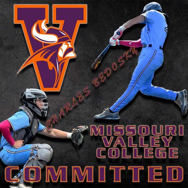 Charles Bedosky (@charlesbedosky) on Twitter photo I’m extremely excited to announce my commitment to Missouri Valley College to continue my academic and athletic career! Thank you to my family, coaches, and friends who have shown support along the way. <a href="/Northmen_BASE/">Oak Park Baseball</a> <a href="/BaseballValley/">Missouri Valley College Baseball</a> I’m extremely excited to announce my commitment to Missouri Valley College to continue my academic and athletic career! Thank you to my family, coaches, and friends who have shown support along the way. <a href="/Northmen_BASE/">Oak Park Baseball</a> <a href="/BaseballValley/">Missouri Valley College Baseball</a>