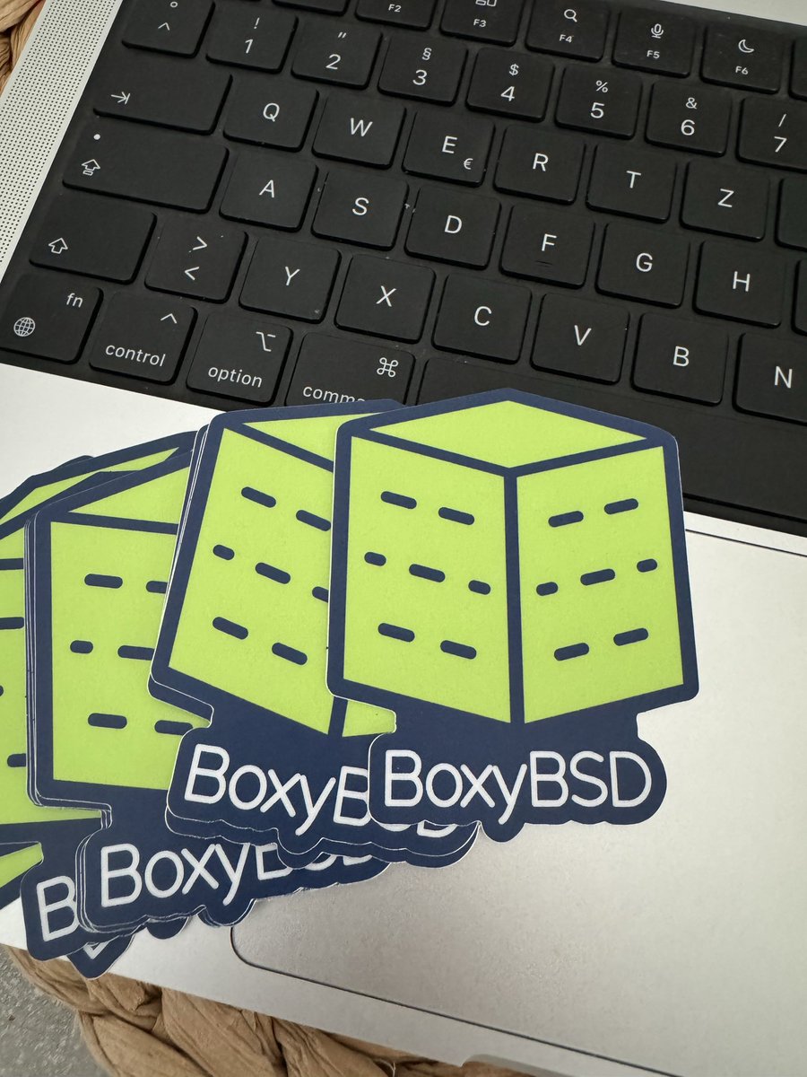 Just grab your #BoxyBSD stickers together with your free #FreeBSD, #OpenBSD or #NetBSD VM! You will probably find them on the next conferences :)

@BoxyBSD #hosting #opensource #BSD #freevm #education