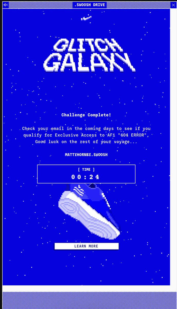 mattyhornby's tweet photo. @dotSWOOSH 🤖👟 https://t.co/KGDlXDC3Kx