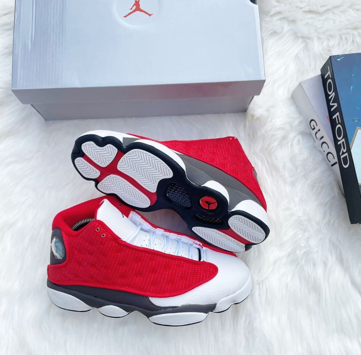 Air Jordan 13 “Flint Red”🤍 47,000 naira (40-46) ✨FREE DELIVERY NATIONWIDE✨ pleaseeeee RETWEET 🥹🤲🏽🤲🏽