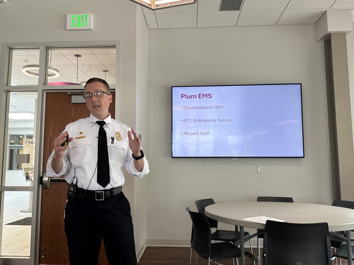 So very proud to be a part of the Plum Borough Community.  Brian Maloney  is the best.   ⁦<a href="/PBSDSuper/">Dr. Rick Walsh</a>⁩ ⁦<a href="/PlumChamber/">Plum Chamber</a>⁩