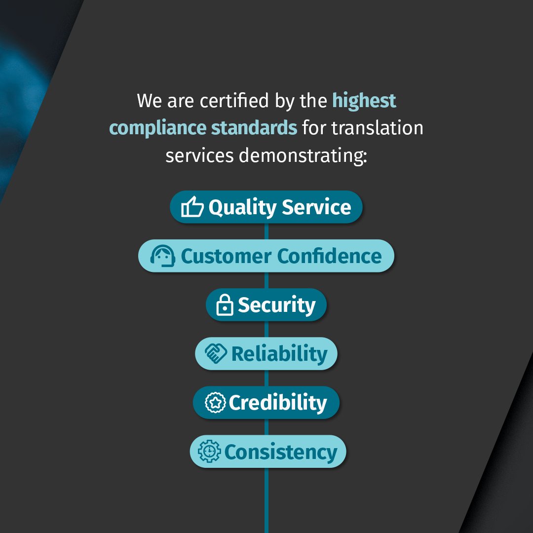 apertera's tweet photo. Does your translation provider have these certifications?
As an ISO and CGSB certified translation provider, we deliver our clients professionalism and quality by adhering to these rigorous standards.
https://t.co/VbsXFDyHqg
#ATPromo #translation #professionaltranslation https://t.co/MbZUDiimIi