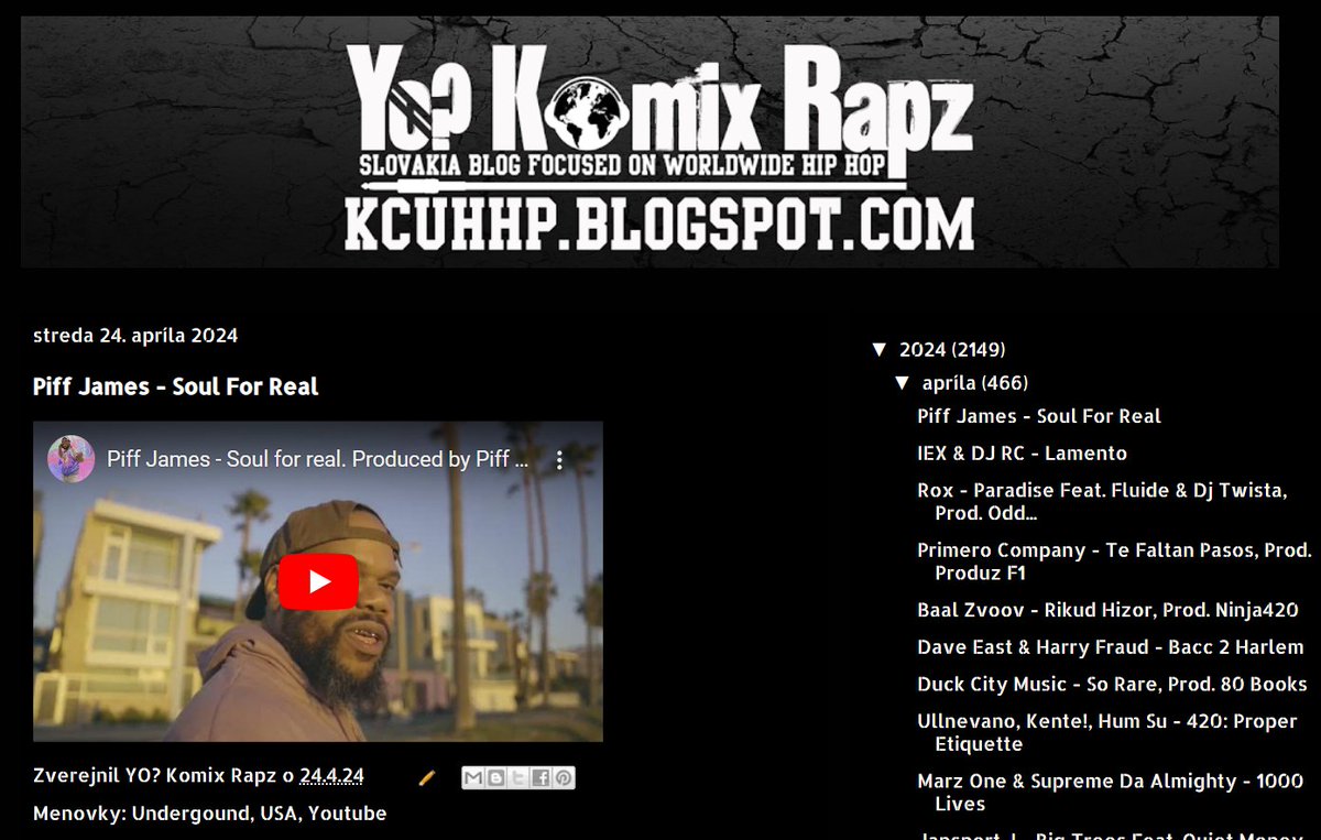 New Video Piff James - Soul For Real kcuhhp.blogspot.com/2024/04/piff-j…