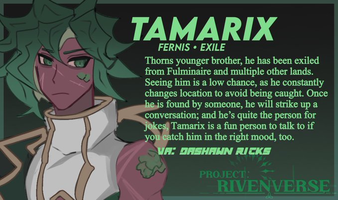 Honored to be included amongst so many other talented folks in PR: Rivenverse! Not as one but two characters!! They have a demo of their game out now so give it a try!!!! 

Thank you once again @PRivenverse for this wonderful opportunity 💚💚💚