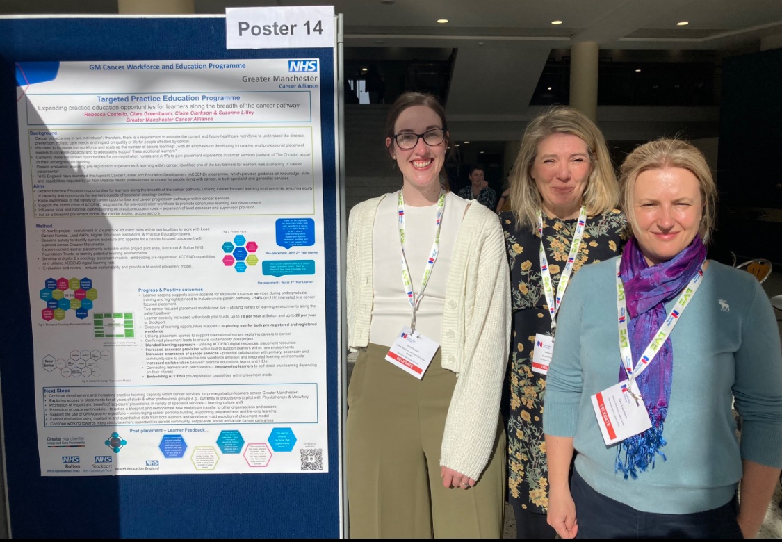 Clare6666's tweet photo. Wonderful few days in York @theRCN Ed conference with @clairec1008, @RCostelloCNS, @Gina_92_ @GMCancer, @StockportNHS, @BoltonNHSFT presenting #TPEP, #ACCEND and #AO and support our future workforce https://t.co/vFWwtPyiKh