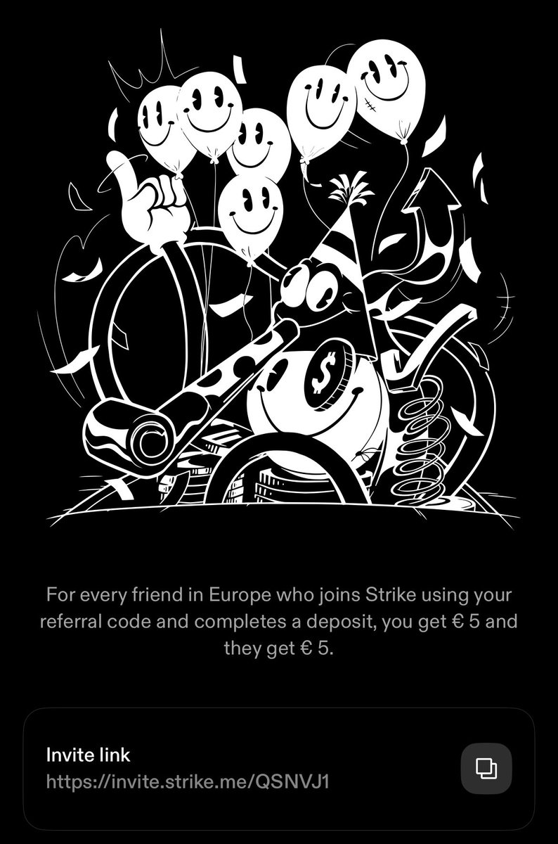 thomasledouche's tweet photo. @jackmallers @Strike Get €5 by using my referral code 
https://t.co/TAfnezkdaL https://t.co/VjgEwqsjpc
