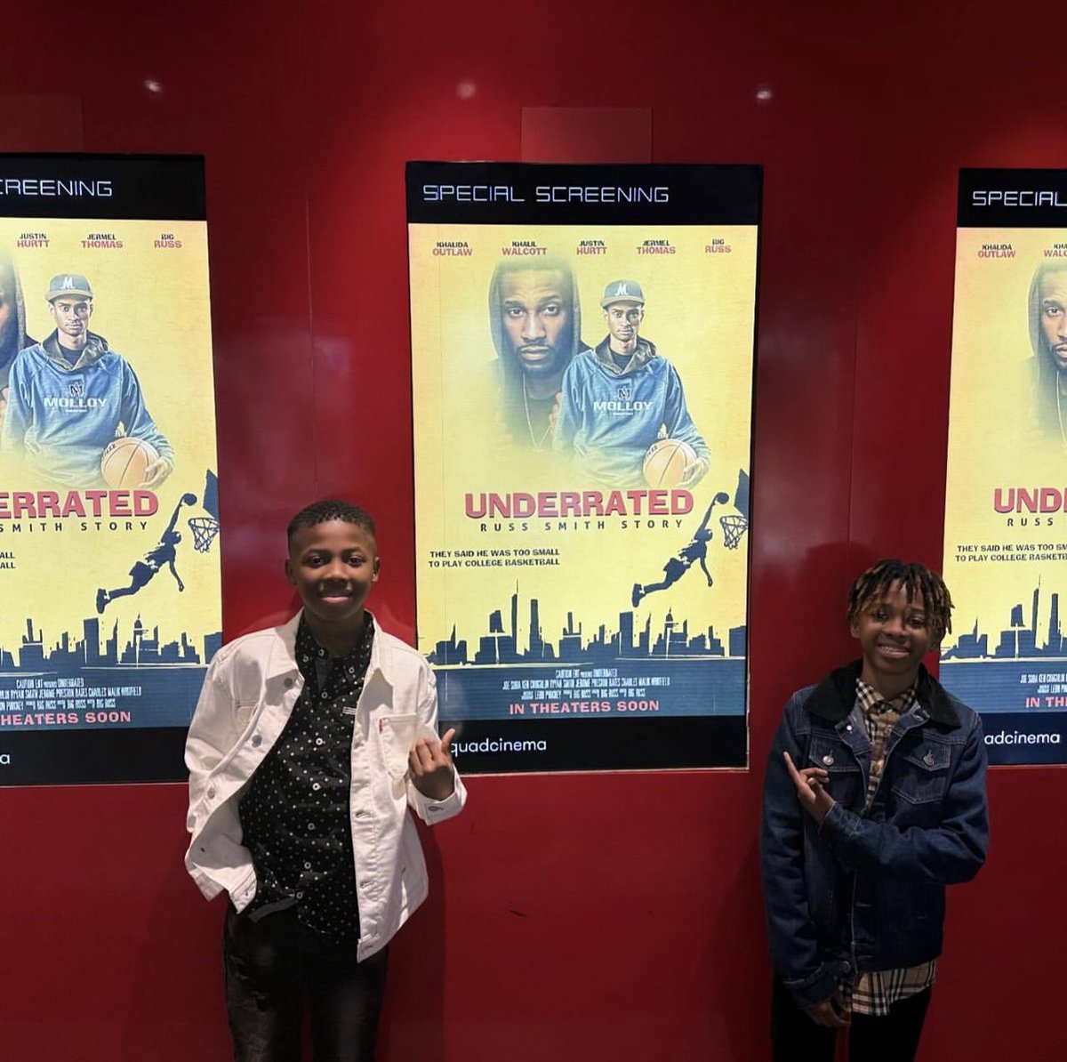 1st private screening in New York (my hometown) went really well!! my dad had a nice intimate group of NYC basketball legends come out for the screening. possibly a few more of these then we’ll be streaming 💫🤞 #Underrated the official Russ Smith (@TheRussdiculous) movie - i