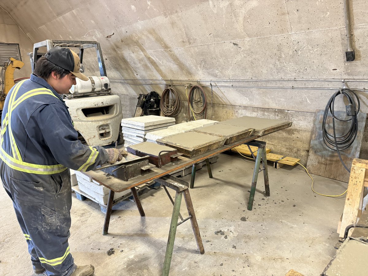 SMBA O2 student Kaleb is completing his co-op placement at Spec Resources. When I visited, Kaleb was busy working on some concrete work. Thank you to Hubert and the gang for taking on one of our students! <a href="/SMBAstingrays/">SMBA</a> <a href="/TCRCE_NS/">Tri-County Regional Centre for Education</a> <a href="/BEC_NS/">Business Education Council</a>  #HandsOnLearning