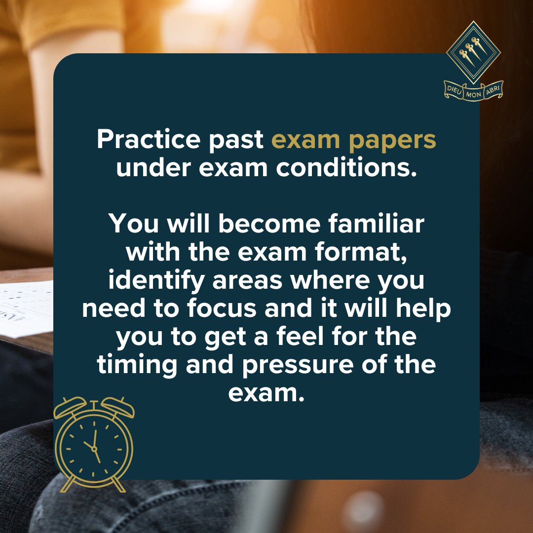 Examinations will soon be here and these tips and techniques can help you feel better prepared and more confident. 

#Southend #Westcliffonsea #stbernards #school #students #learning #exams #gcse #alevels #toptips