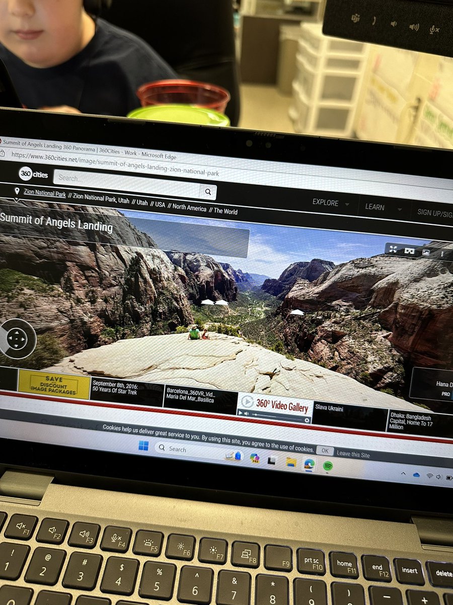 Love using @nearpod for class- today we explored Zion National Park with a virtual field trip. We also discussed why we have National Parks. Now it’s time to get back to our research of planning our trip to the park of our choice! @school_walter #edgellcation #research