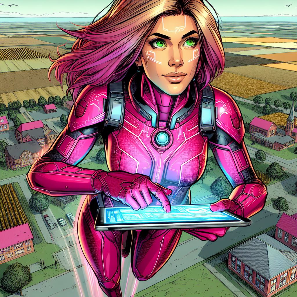 In the heart of the digital world, there emerged a hero unlike any other, Digital Dynamo, with the extraordinary ability of Technopathy.  
@Eduguardian5