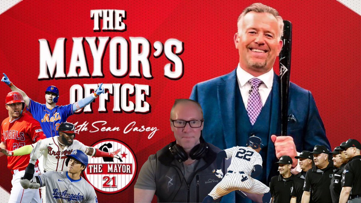 Today’s #MayorsOffice Rundown: - MLB’s Umpire Armageddon! - Should Soto Have Swung? - 2024 HR Champ Predictions - A Shocking Elly De La Cruz Take @TheMayorsOffice Watch below, listen anywhere! youtu.be/ug4wdmnR-w4?si…