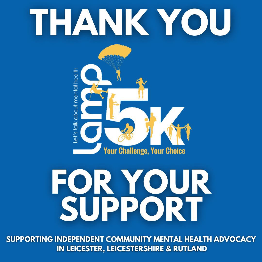 Thank you <a href="/BSLBPodcast/">The Big Strong Leicester Boys Podcast 🦊</a> for supporting my 5k for <a href="/LAMPCharity_/">Lamp</a>.