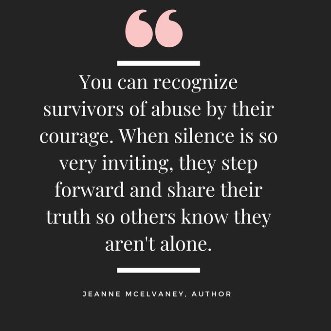 To all the survivors who've come forward and shared their truth - we thank you. It's because of the courageous survivors, who have exposed abusers and the institutions that covered up their crimes, that the future is safer for children. #SexualAssaultAwarenessMonth #keepkidssafe