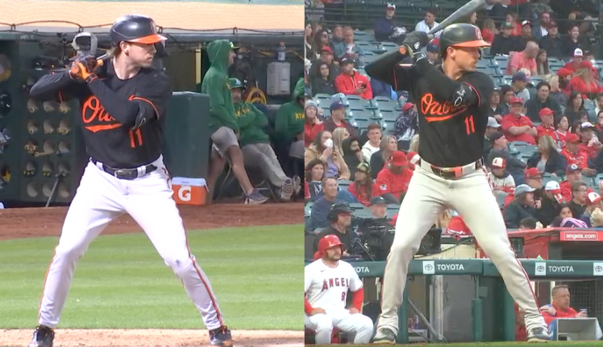 Jordan Westburg is more upright this year, with his hands higher. It's a change meant to help his plate coverage. And it's a change inspired by watching Gunnar Henderson. “I’m trying to blend Jordan Westburg and Gunnar Henderson.' thebaltimorebanner.com/sports/orioles…