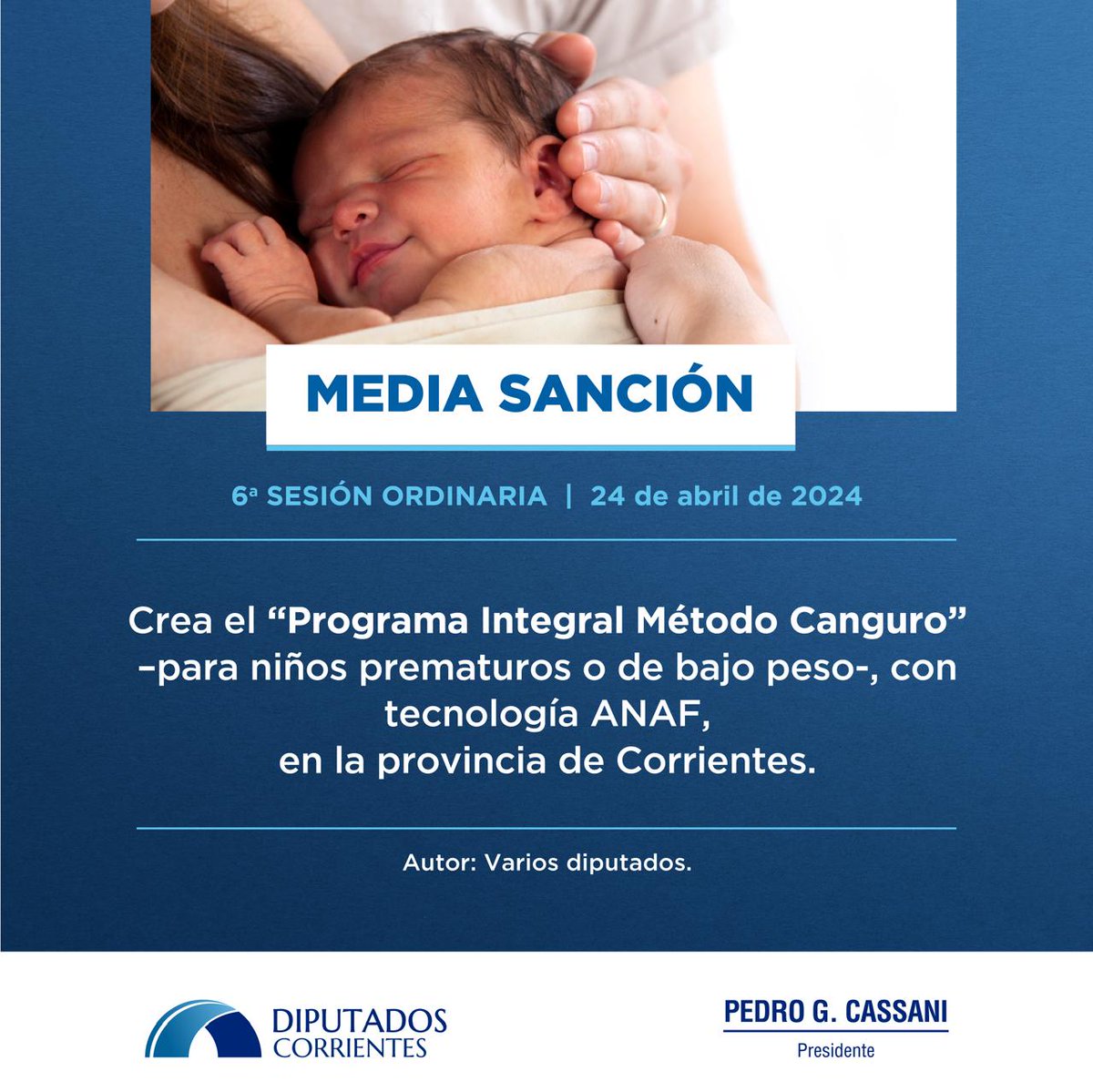 PrensaDiputado1's tweet photo. #MediaSanción

"El #MétodoCanguro se practica desde 1978,  se aplica en más de 100 países y está aprobado por la OMS"  indica el proyecto que hoy pasa al #Senado para seguir su tratamiento. 

#Sesión6 https://t.co/H0yNSIsEzu