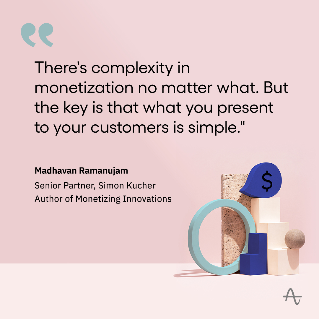 Amplitude (@amplitude_hq) on Twitter photo Keep it simple... smarty 😉
Monetization expert <a href="/MadhavanSF/">Madhavan Ramanujam</a> shares his advice on the best monetization model for each company type: bit.ly/3Q1owR0 Keep it simple... smarty 😉
Monetization expert <a href="/MadhavanSF/">Madhavan Ramanujam</a> shares his advice on the best monetization model for each company type: bit.ly/3Q1owR0