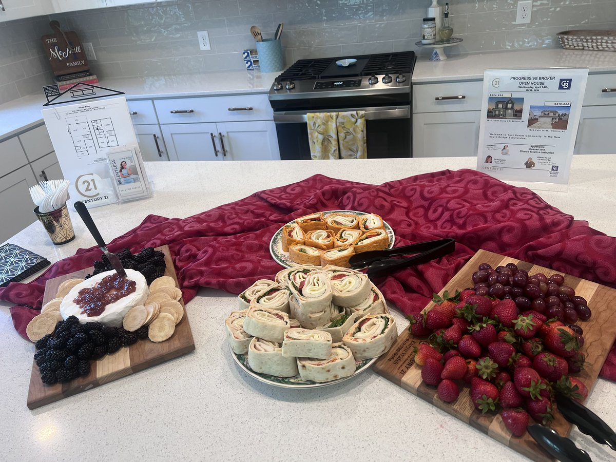 Broker Open Catering by Caryn the manager! #ncrealestate #BROKER #century21 #century21collective