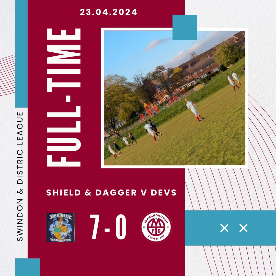 Unfortunately, the final game of the season did not end as we had hoped, but just like the rest of the season, the development team showed great determination until the end. Congratulations to @dagger_fc for winning the Swindon & District league 2023/24.