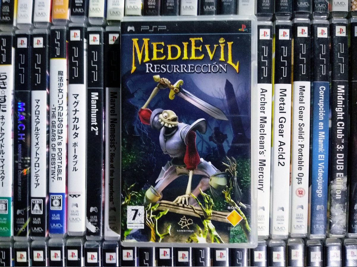 I've got my hands on Medievil 2 remake! Wait... No, false alarm 😓

#PSPWednesday #ShareYourGames