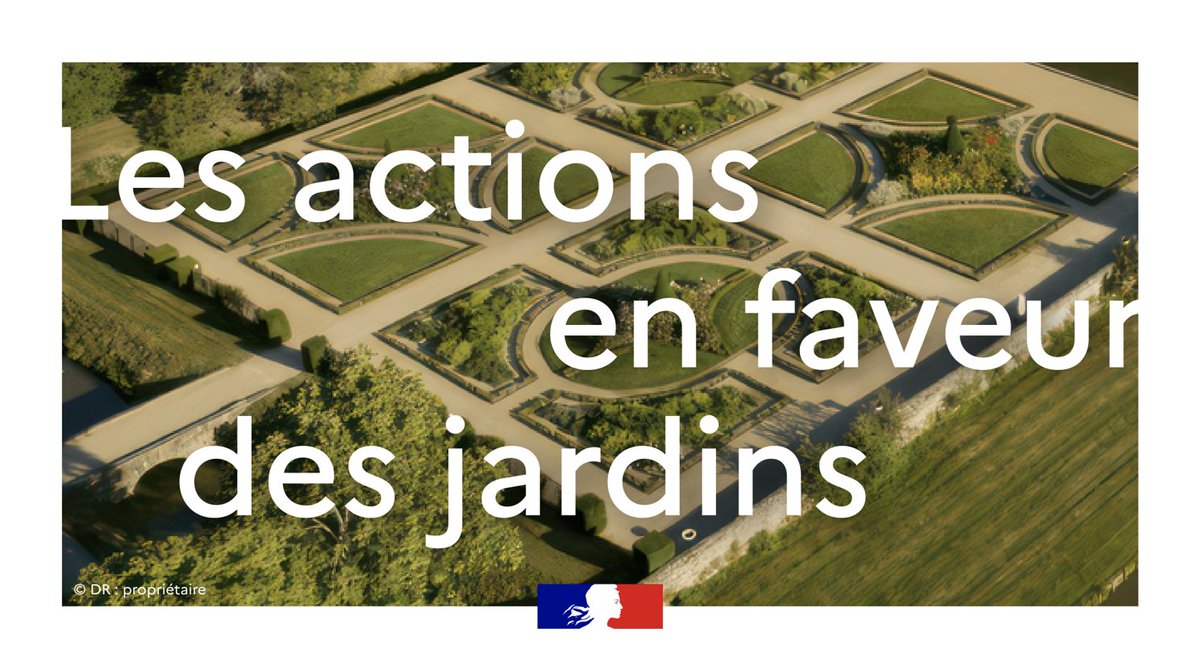 🌳 Le ministère de la Culture s'engage à protéger, restaurer et promouvoir les jardins de France. ​ 👀 Apprenez-en plus sur les actions en faveurs des jardins ici 👉 rendezvousauxjardins.culture.gouv.fr/actualites/les…​ #Rdvjardins #JardinRemarquable