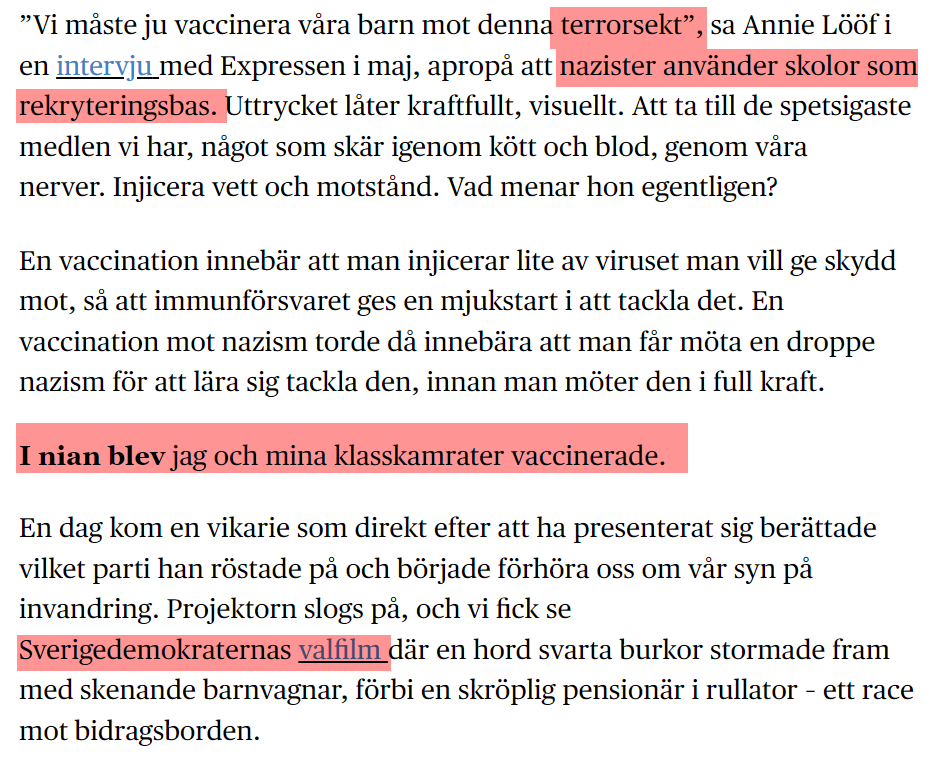 Tänkvärt! Saknar Annie, men Murre är bra också 🫶