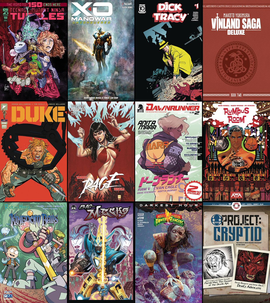 evaction's tweet photo. April showers, bring Comic flowers on this New Comic Book Day! #NCBD #NewComicbookDay #NewComicsDay #IDWPublishing #ValiantComics #MadCaveStudios #Kodansha #ImageComics #DynamiteComics #DarkHorseComics #AWAStudios #OniPress #BlackBoxComics #BoomStudios #AhoyComics #NewReleases https://t.co/vjn0eNxb2y