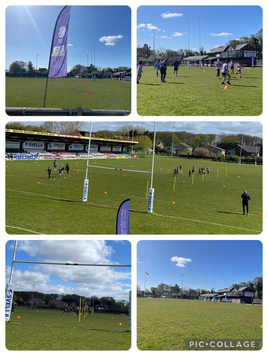 Fantastic day @Waterloo1st for the South Sefton Y7 Girls Touch Rugby tournament. Amazing support from the coaches at the club in putting on a great morning of coaching prior to the tournament #LoveRugby @RFU @ERSchoolsTouch #TREDS