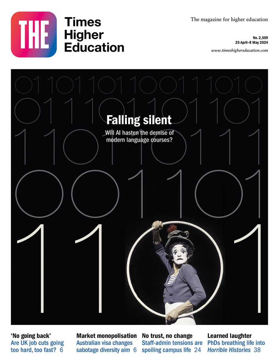 Here's the cover of this week's @timeshighered #tomorrowspaperstoday