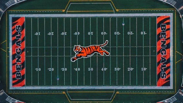 With the new turf being installed this offseason, is there any chance that the Bengals could do the right thing and bring back the leaping tiger at mid field?