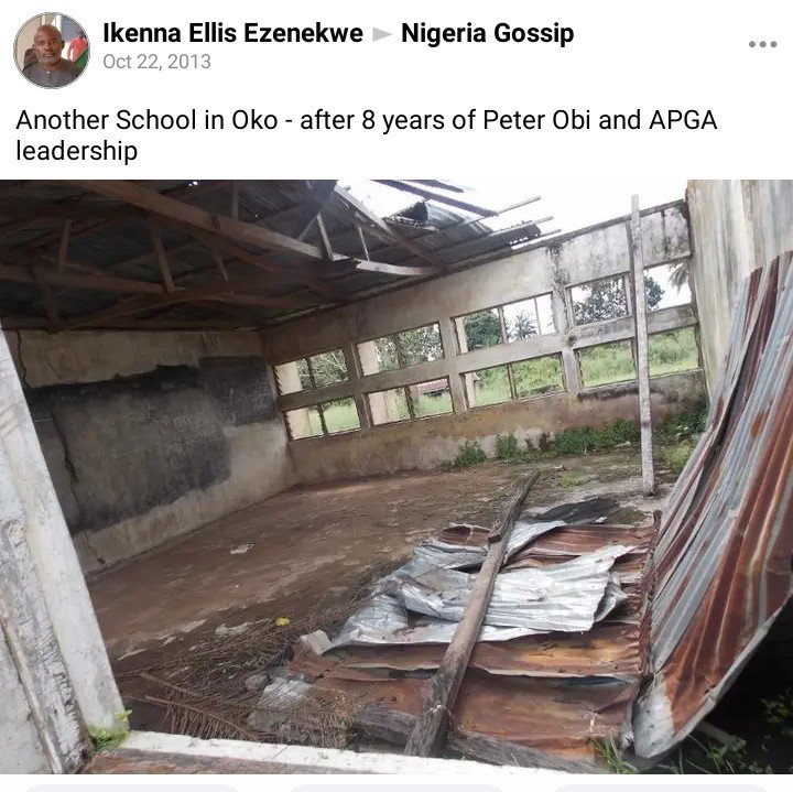 @renoomokri Despite the condition of some of the schools. Obi is visionless.