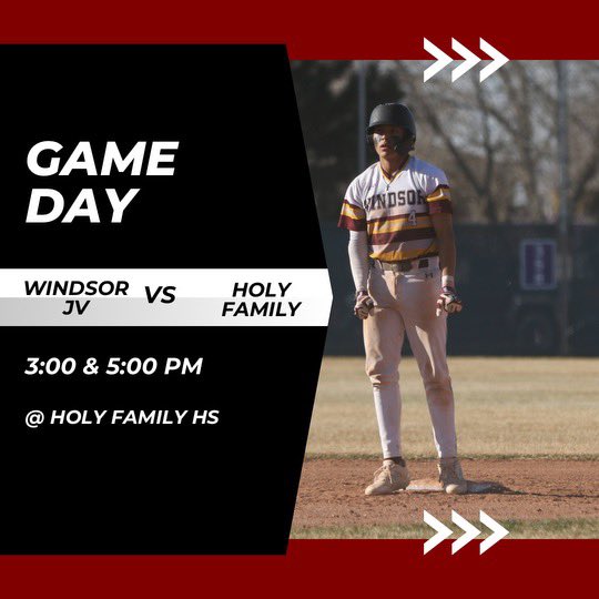 ⭐️⚾️ JV Game Day Doubleheader
🆚  Holy Family High School 
🗓️ April 24, 2024
🕒 3:00 PM &amp; 5:00 PM
📍 Holy Family Baseball Field 
📲 GameChanger:  Windsor Wizards JV link in bio &amp; WHS Baseball Website