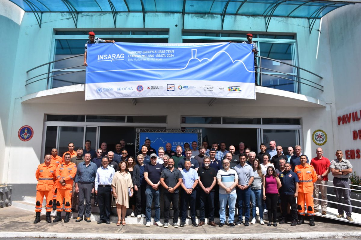 AKUTAssociation's tweet photo. As the only organisation from Turkiye, AKUT participated in the INSARAG Working Groups and Team Leaders’ Meeting on 12-17 April 2024, hosted by Brazil. 88 global participants were joined by 150 national experts from the host nation.
@Insarag @eu_modex #modex #eumodex #insarag https://t.co/AcskxaNa93
