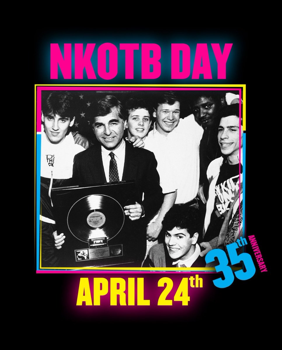 @NKOTB @DonnieWahlberg #NewKidsOnTheBlock , #DonnieWahlberg #HappyNewKidsOnTheBlockDay , #NKOTBDay 💜