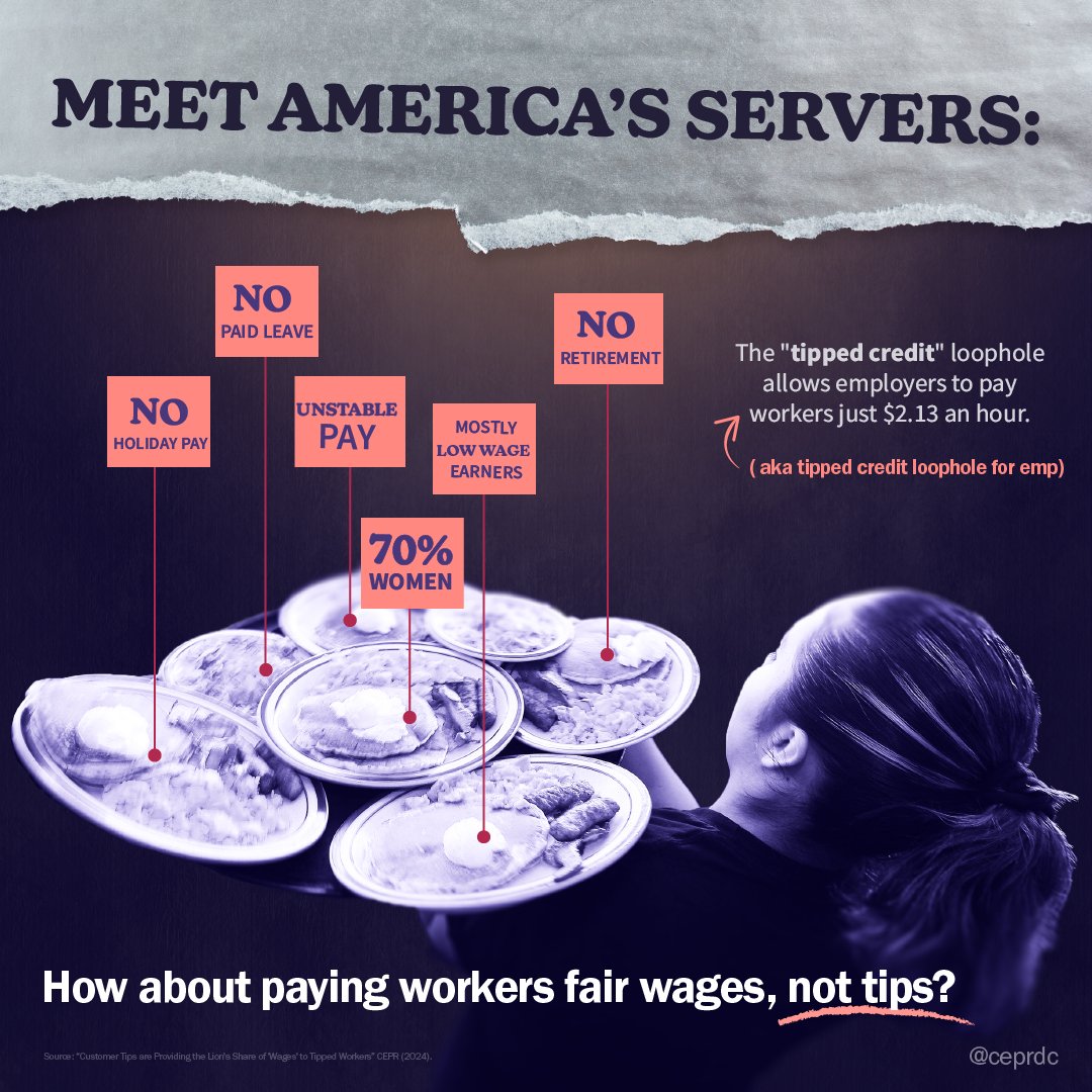 It's shameful that the US has a tipped credit loophole enabling millions of workers to be underpaid. Most people in the US want to #EndTipCredit and that includes @ActSecJulieSu who will take on our two-tiered wage system! #YesJulieSu #RaiseTheWage #EndTipCredit