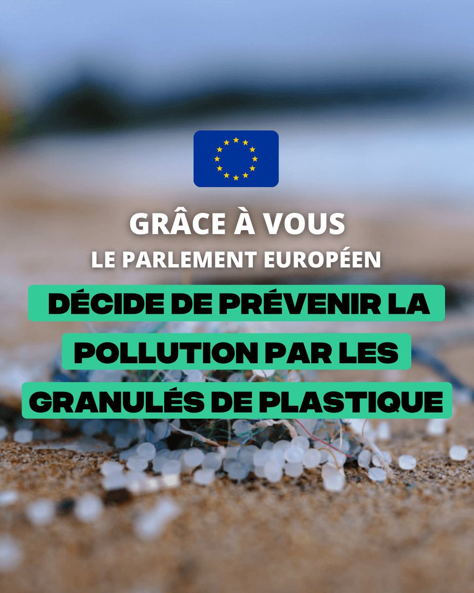 🫵 Grâce à votre mobilisation, le Parlement Européen a adopté une position visant à prévenir la pollution par les granulés de plastique industriels (GPIs). Une avancée essentielle alors que les négociations pour un traité mondial sur les plastiques reprennent.
<a href="/surfriderfrance/">Surfrider France</a>