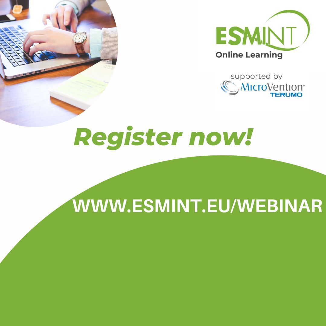 📢 Join us for a free webinar on 29 Apr, 5 PM CEST! Learn about Lvis EVO™ European Clinical Evidence Collection 2019 – 2024. Hear from experts Prof. Eker and Dr. Chandran! Hosted by #ESMINT, supported @MV_Terumo 🚀 Don't miss out 👉 buff.ly/3xJOvWY