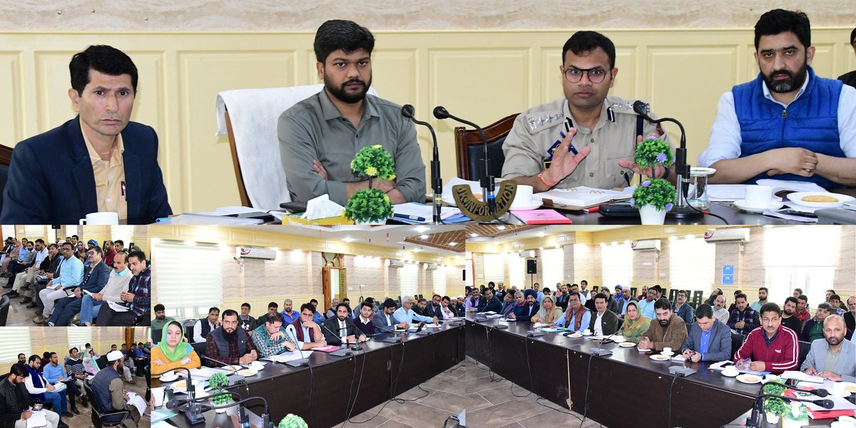 In preparation for the upcoming Lok Sabha elections, the District Election Officer (DEO) Ganderbal, Shyambir today conducted a detailed meeting with designated Nodal Officers to review and strengthen the district’s election readiness. @CentreGanderbal @diprjk