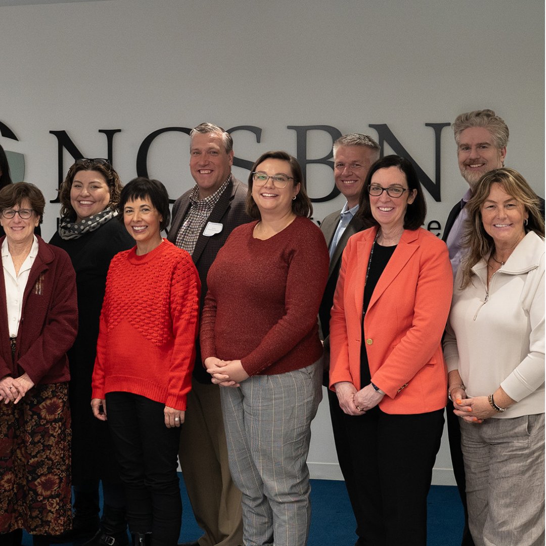 Spotlight on Dr. Kelly Aldrich who is a part of NCSBN🎉 Here they are seen hard at work, thank you for your contributions to health care! #VUSN #nursinginformatics #nursingschool