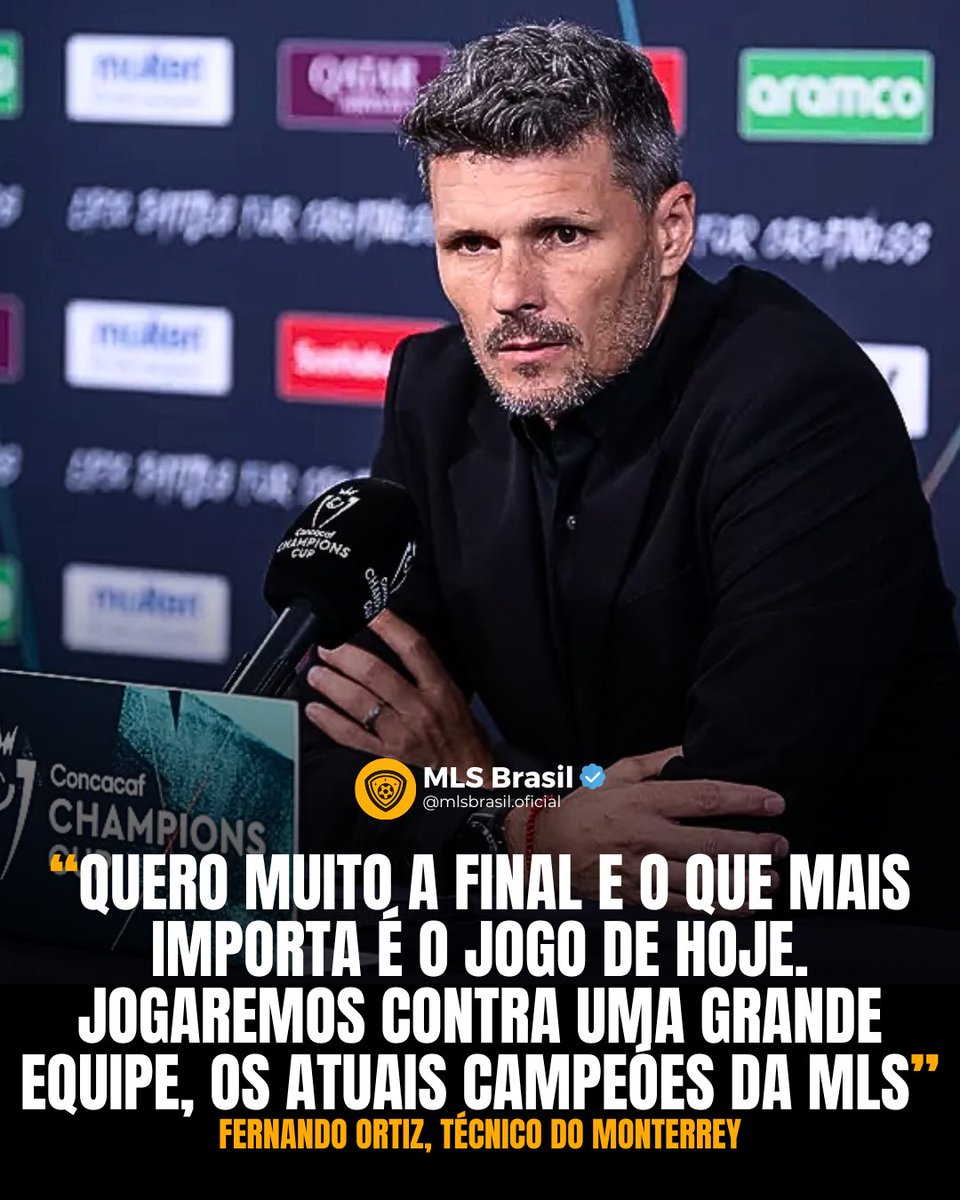 MLSBrasil's tweet photo. Fernando Ortiz demonstrou respeito pelo Columbus Crew quando perguntado sobre a situação do time para a sequência do Campeonato Mexicano 👏 #ConcaChampions https://t.co/GC4SHhldSV